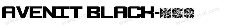avenit black字体转换 avenit black字体转换
